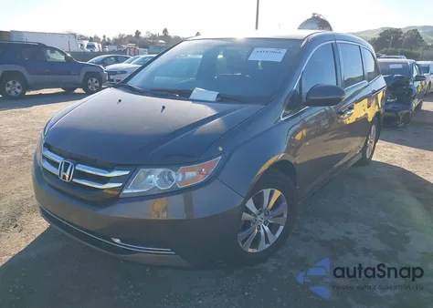 2014 Honda Odyssey Ex from USA, damaged, VIN 5FNRL5H43EB125778